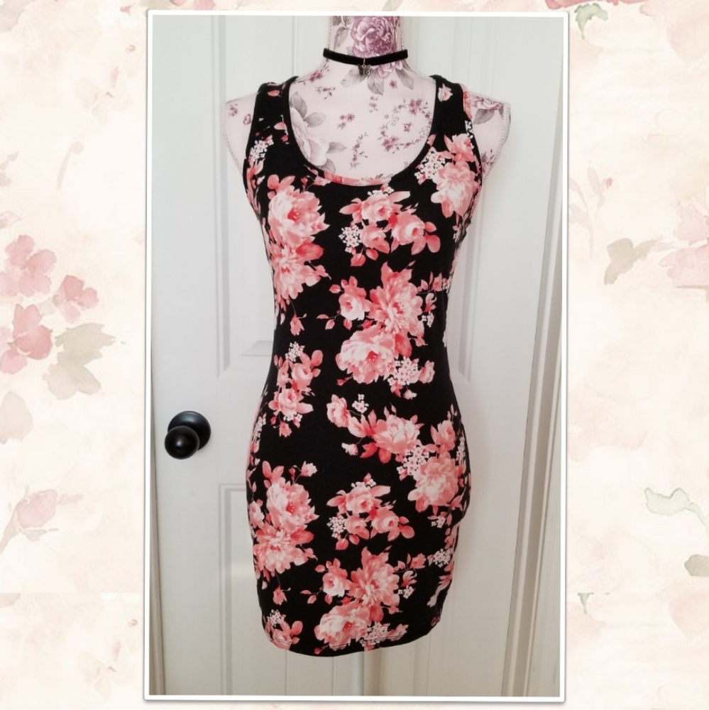Floral bodycon dress